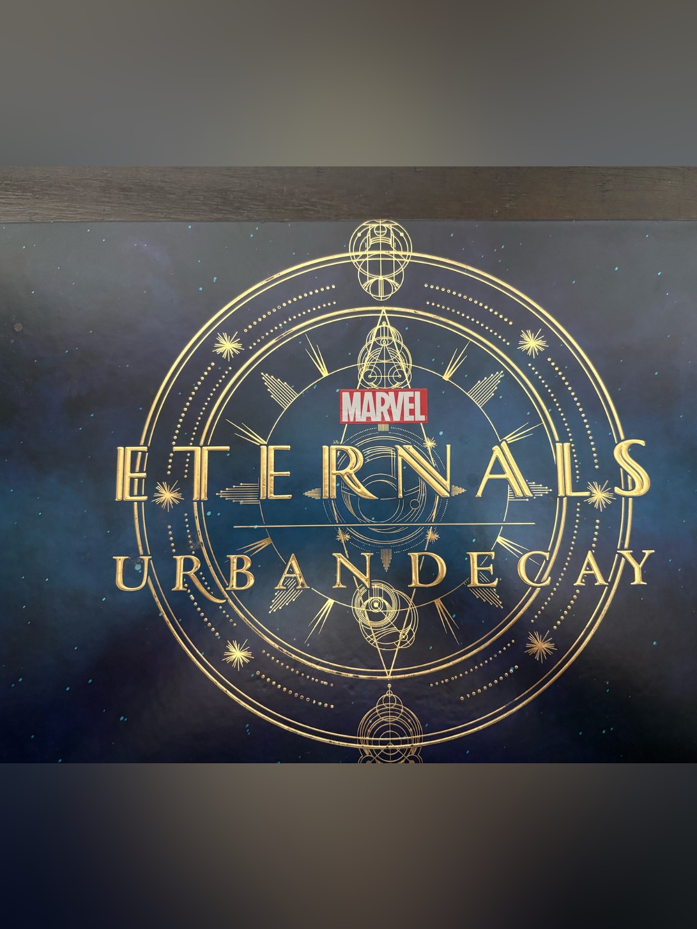 Marvel Eternals Urban Decay Box - Navy & Gold